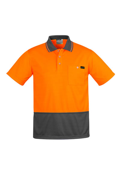 ZH415 Mens Comfort Back S/S Polo